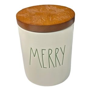 Rae Dunn "MERRY" Cellar Canister